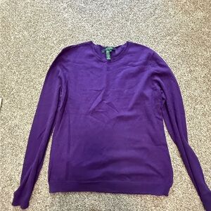 Lauren Ralph Lauren Rich Purple Sweatshirt